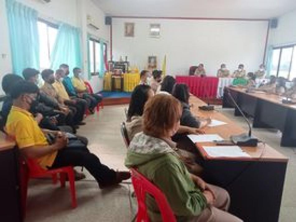 ประชุมพนักงานประจำเดือนกุมภาพันธ์ 2565